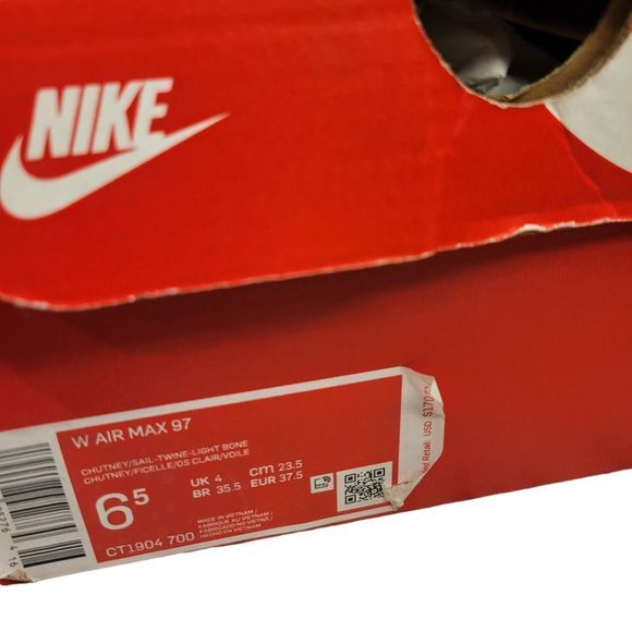 Nike Air Max 97 Chutney/Twine-Light Bone Sail CT1904-700 Women's Sz 6.5 - Picture 8 of 13